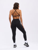 Thumbnail 6 of Girlfriend Reversible Sports Bra - Onyx Black and White, 6 of 11