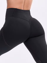 Thumbnail 4 of Airbrush Laser Cut Legging - Onyx Black, 4 of 7