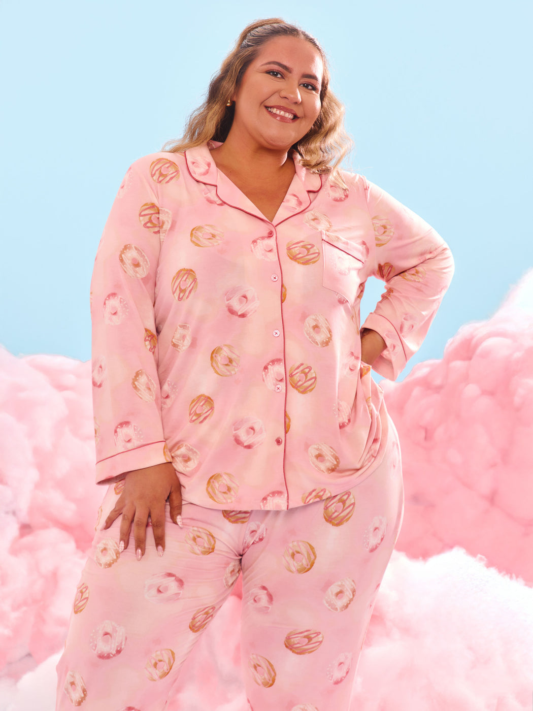 **PREORDER** Pajama Pants Set - Donut Print