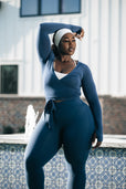 Ballet Wrap - Baked Blue