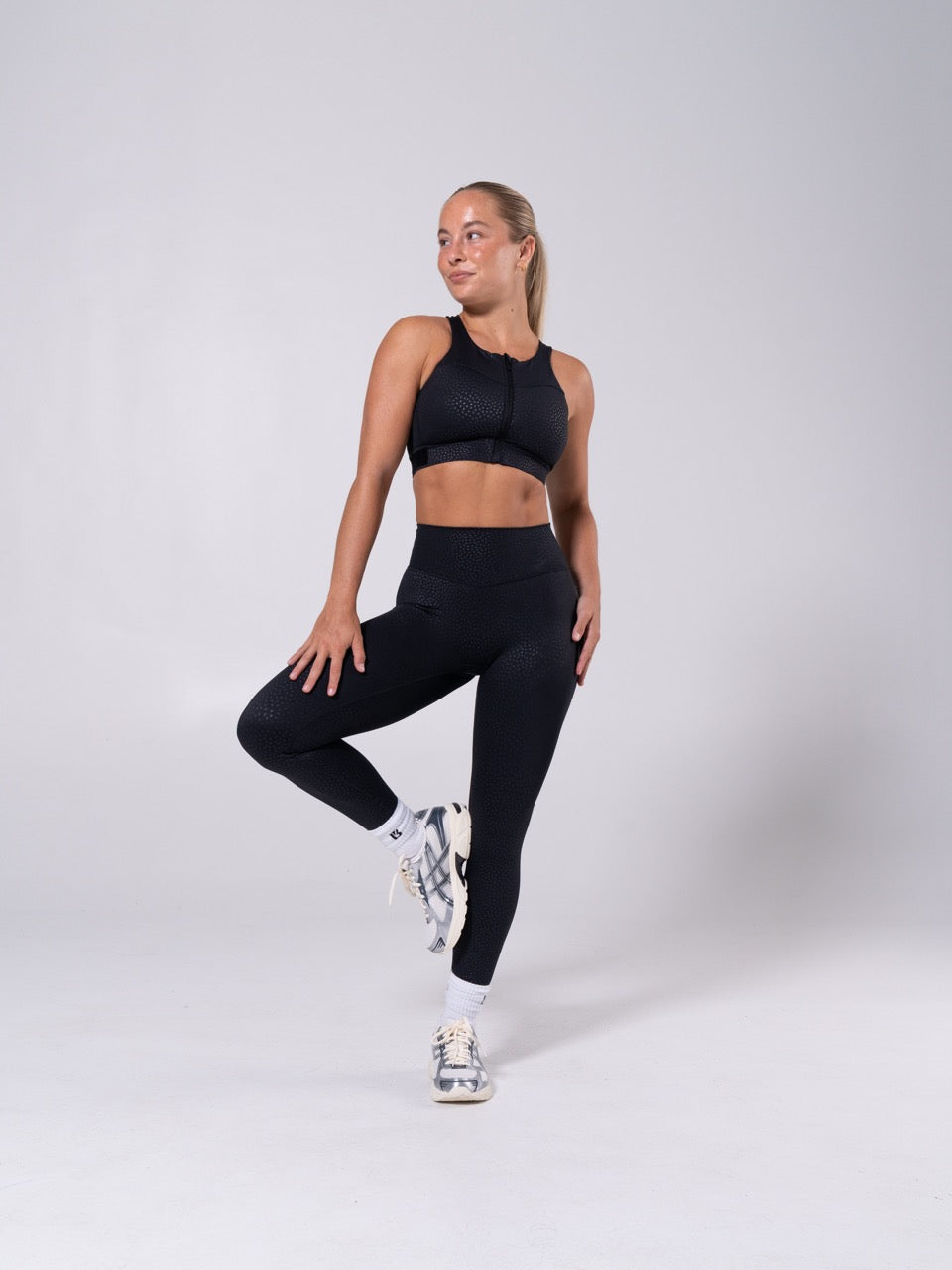 Rebel Impact Legging - Embossed Bossy Print