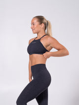 Thumbnail 6 of Flex Seamless Sports Bra - Black Bossy, 6 of 13