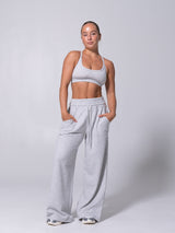 Thumbnail 2 of Layers Straight Leg Sweatpant - Heather Grey, 2 of 9