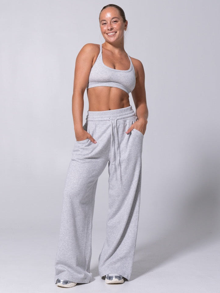 Threads Bralette - Heather Grey