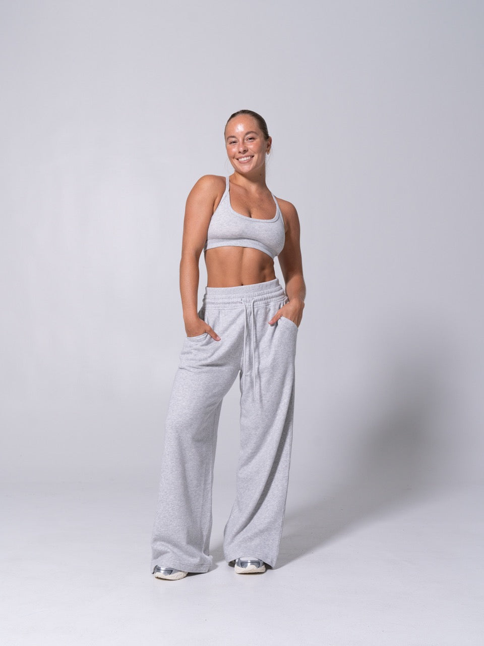 Threads Bralette - Heather Grey