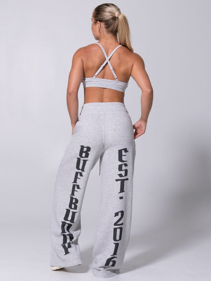 Layers Straight Leg Sweatpant - Heather Grey