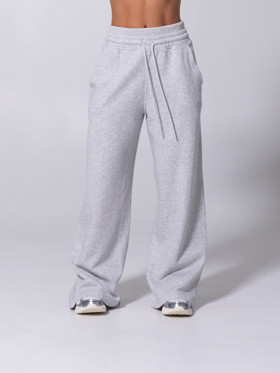 Layers Straight Leg Sweatpant - Heather Grey
