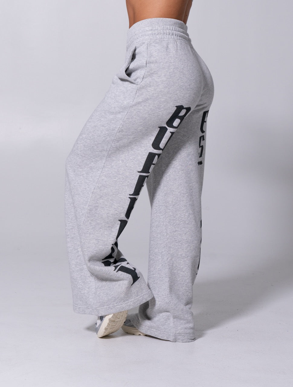 Layers Straight Leg Sweatpant - Heather Grey