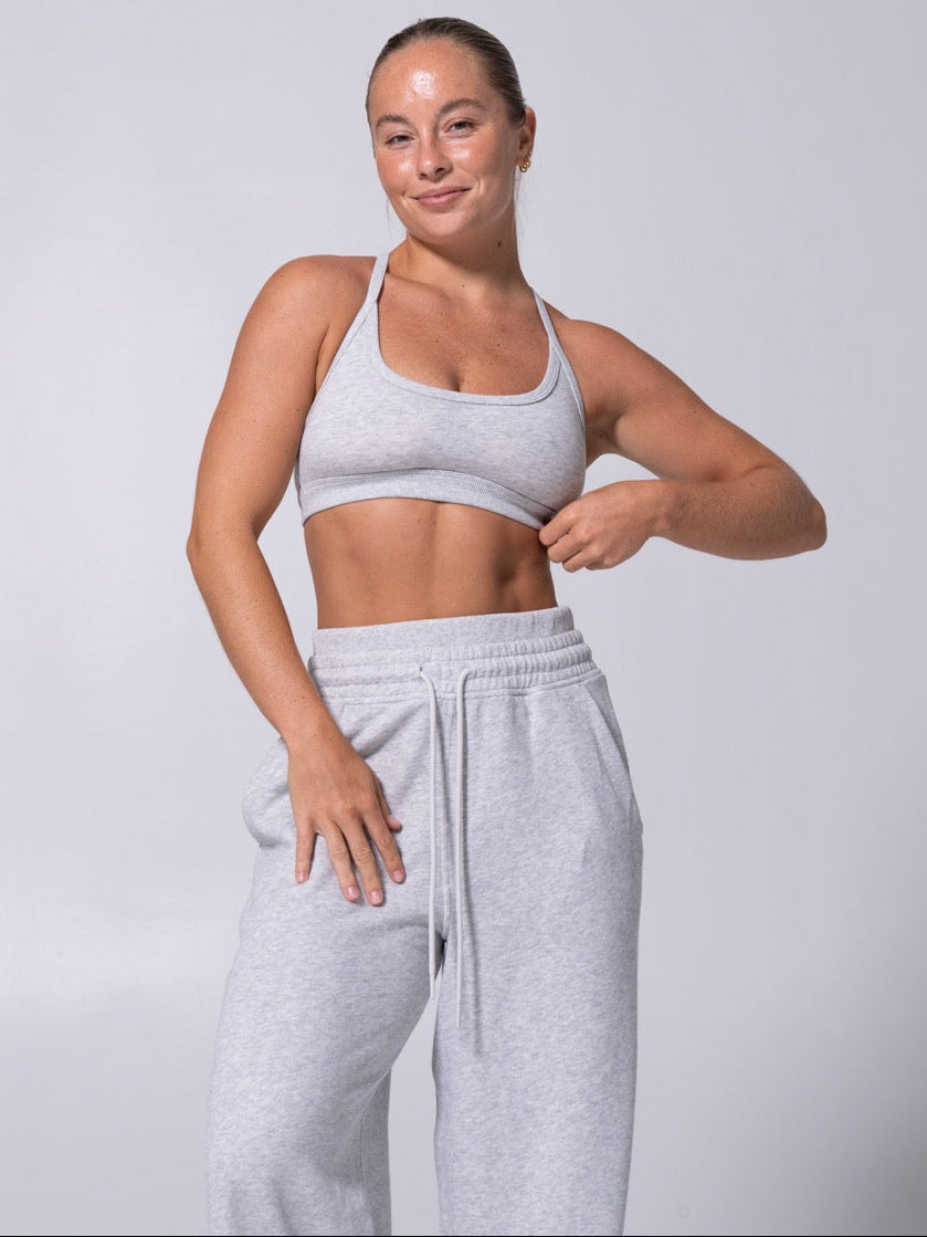 Threads Bralette - Heather Grey