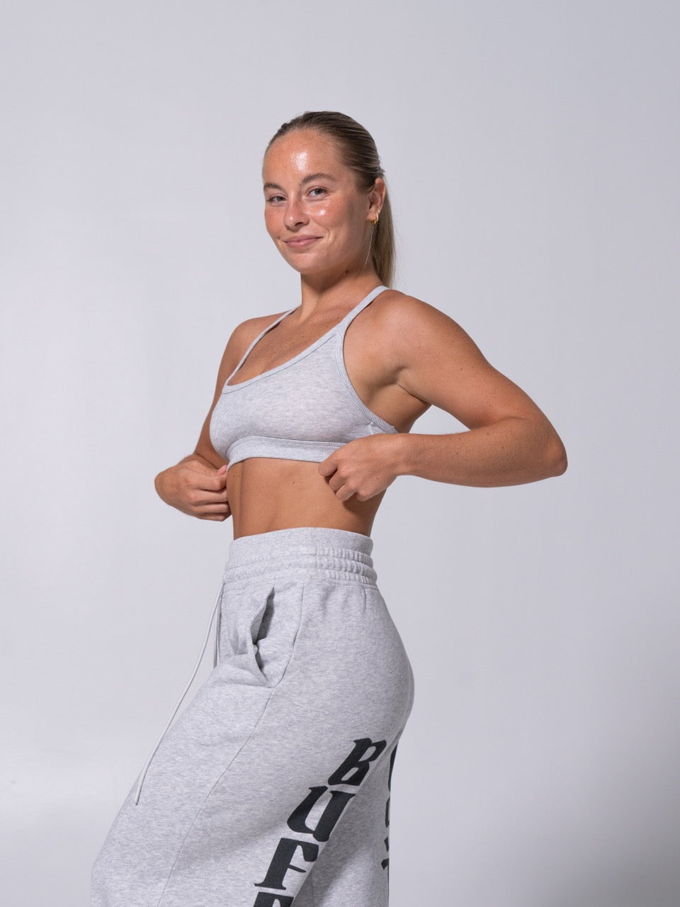 Threads Bralette - Heather Grey
