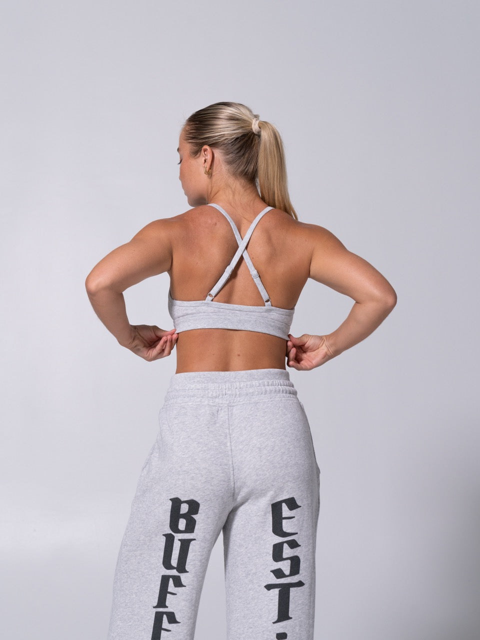 Threads Bralette - Heather Grey