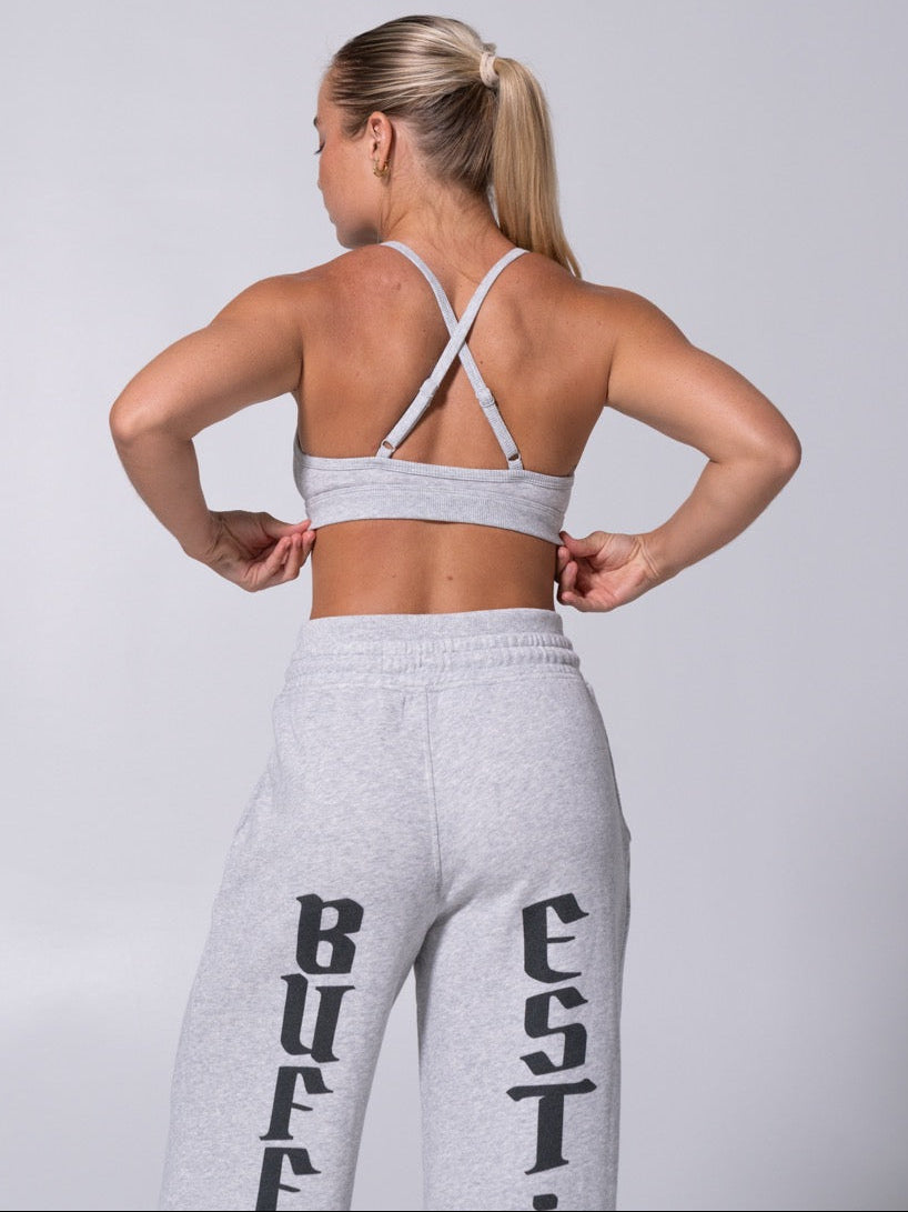 Threads Bralette - Heather Grey