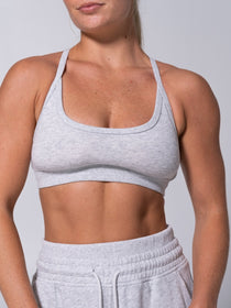 Threads Bralette - Heather Grey