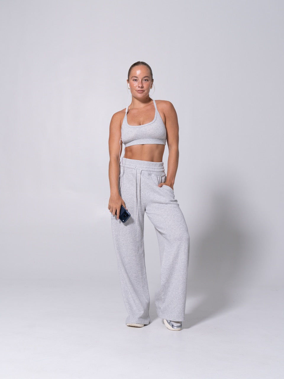 Threads Bralette - Heather Grey