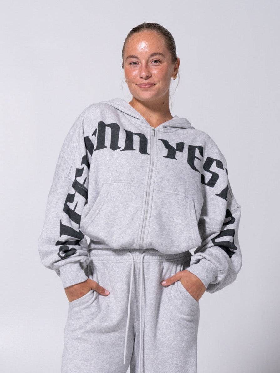 Threads Waist Zip Hoodie - Ten