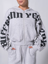 Thumbnail 2 of Threads Waist Zip Hoodie - Ten, 2 of 6