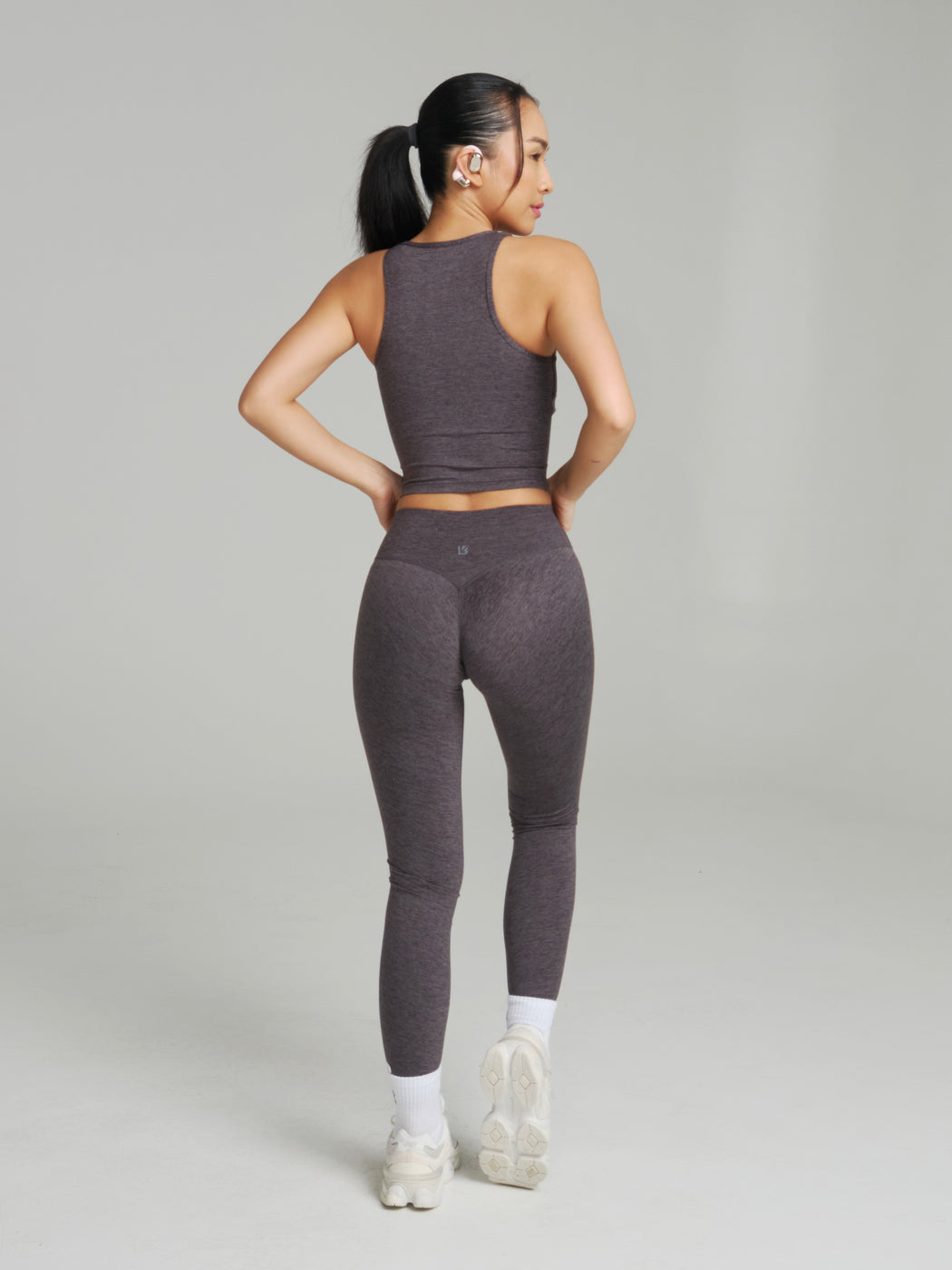 Dream Heathered Legging - Heather Charcoal