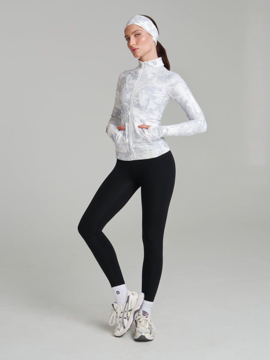 Colorado Fleece Zip Jacket - Snow Camo