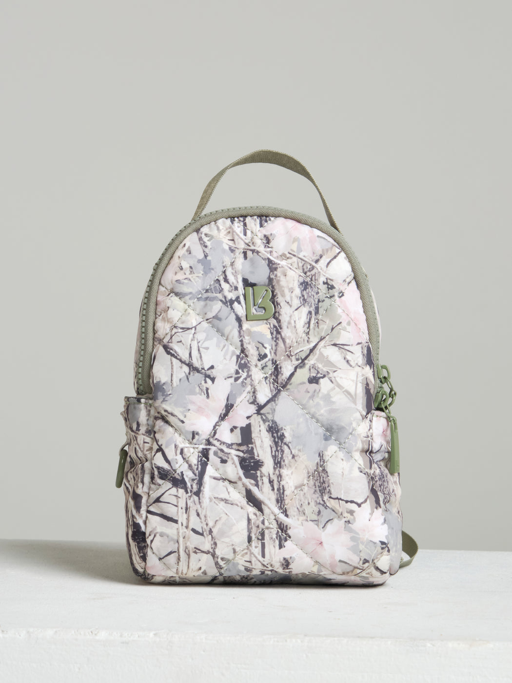 Mini Puffer Backpack - Pink Camo