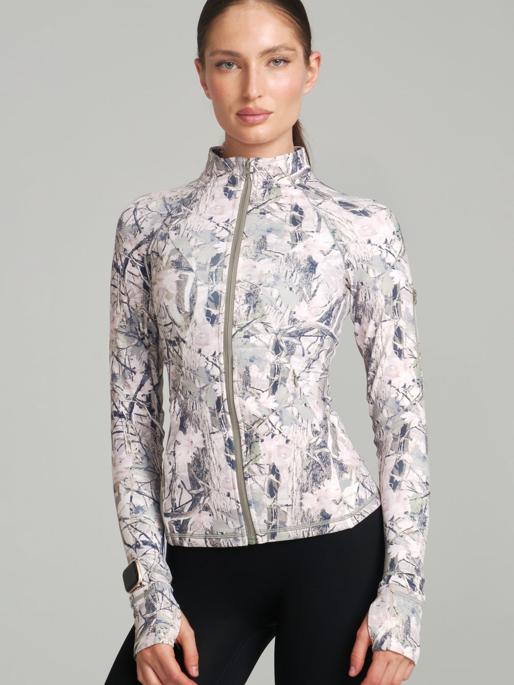 Colorado Fleece Zip Jacket - Pink Camo