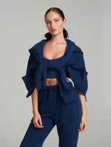 Thumbnail 7 of **PREORDER** Threads Zip Hoodie - Baked Blue, 7 of 8