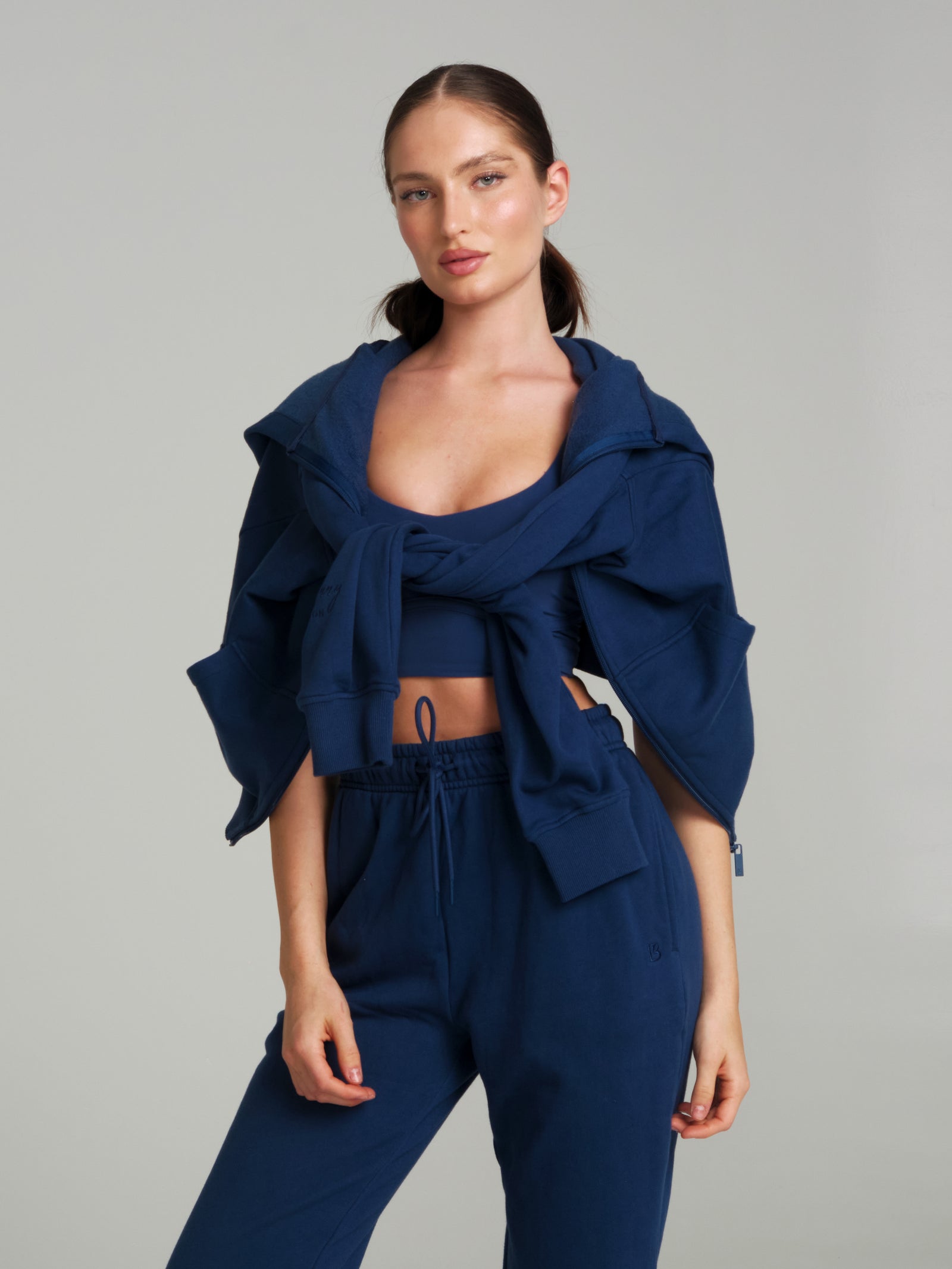 **PREORDER** Threads Zip Hoodie - Baked Blue