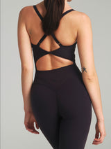 Thumbnail 2 of Poshknit Scrunch Bodysuit - Onyx Black, 2 of 5