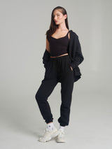 Thumbnail 2 of **PREORDER** Threads Zip Hoodie - Onyx Black, 2 of 7