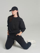 Thumbnail 5 of Threads Crew Pullover - Onyx Black, 5 of 5