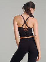 Thumbnail 2 of Poshknit Waist Tank - Onyx Black, 2 of 4