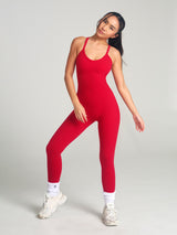 Thumbnail 1 of Poshknit Scrunch Bodysuit - Lipstick Red, 1 of 4