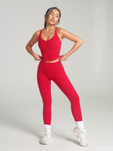 Thumbnail 1 of Poshknit Waist Tank - Lipstick Red, 1 of 4