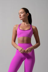 Thumbnail 3 of Sweetheart Nubre Sports Bra - Tango and Grape Juice, 3 of 7