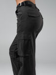 Wide Leg Cargo Pant - Vintage Black