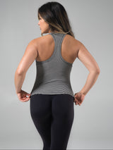 Thumbnail 5 of Brami V Neck Tank - Black/ White Stripe, 5 of 5