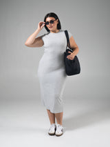 Thumbnail 5 of Brami Tee Shirt Dress - Heather Grey, 5 of 6