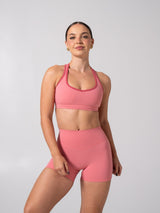 Thumbnail 3 of Sweetheart Nubre Sports Bra - Rose Blush and Burnt Sugar, 3 of 5