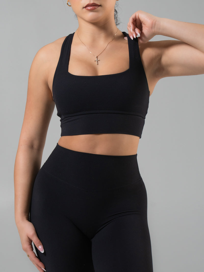 Revolution Sports Bra - Onyx Black