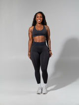 Thumbnail 10 of Shade Seamless Legging - Heather Black and Charcoal, 10 of 10