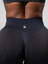 Thumbnail 6 of Shade Seamless Legging - Heather Black and Charcoal, 6 of 10