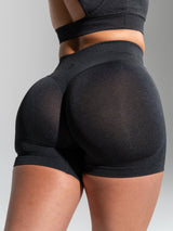 Thumbnail 7 of Miracle Seamless Hip Rise Short 4.5" - Heather Charcoal, 7 of 7