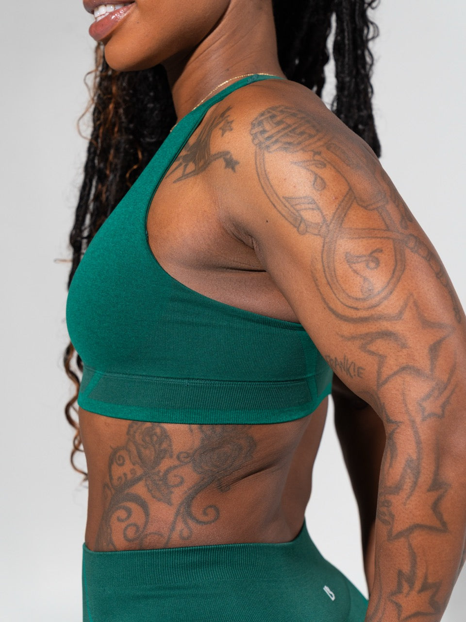Shade Seamless Sports Bra - Heather Fresh