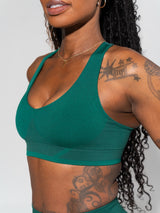Thumbnail 8 of Shade Seamless Sports Bra - Heather Fresh, 8 of 8