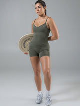 Thumbnail 2 of Sculpt Seamlesss Hip Tank - Gamma Green, 2 of 5