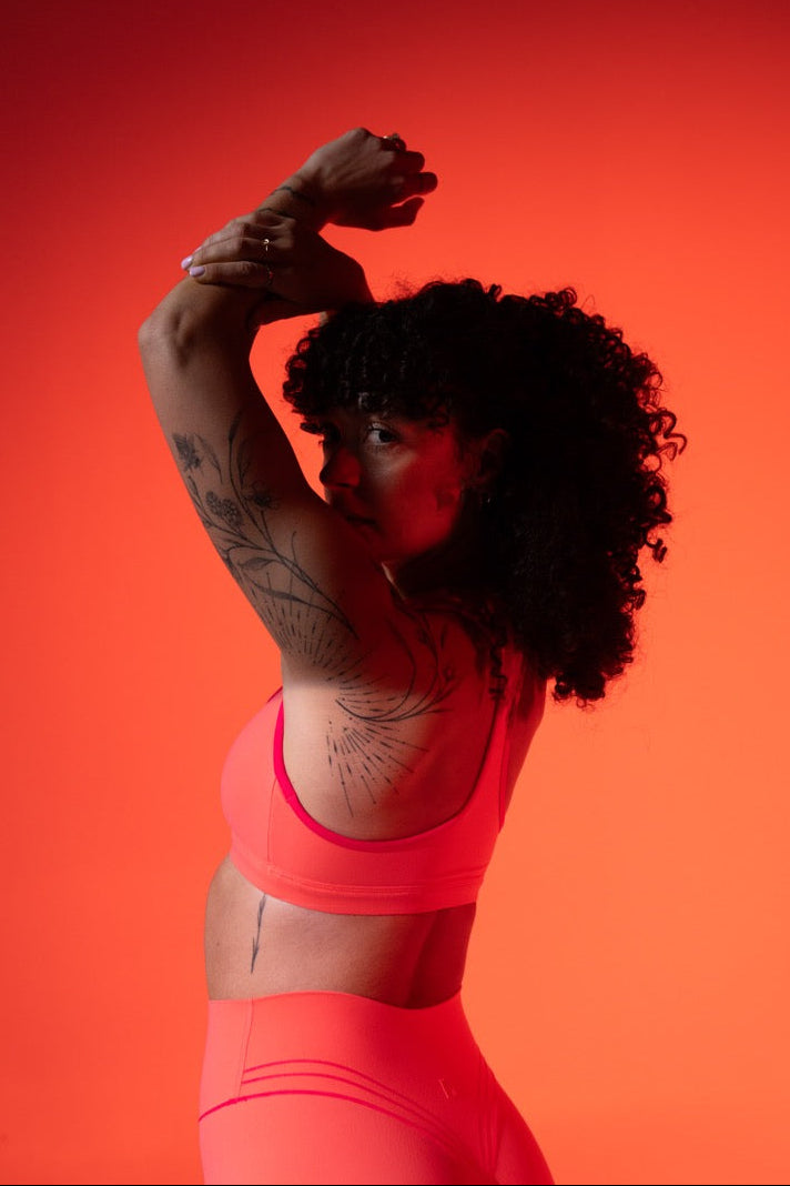 Sweetheart Nubre Sports Bra - Tequila Sunrise and Punch