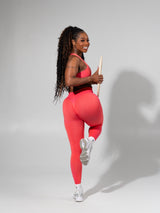 Thumbnail 6 of Shade Seamless Legging - Heather Tequila and Punch, 6 of 6