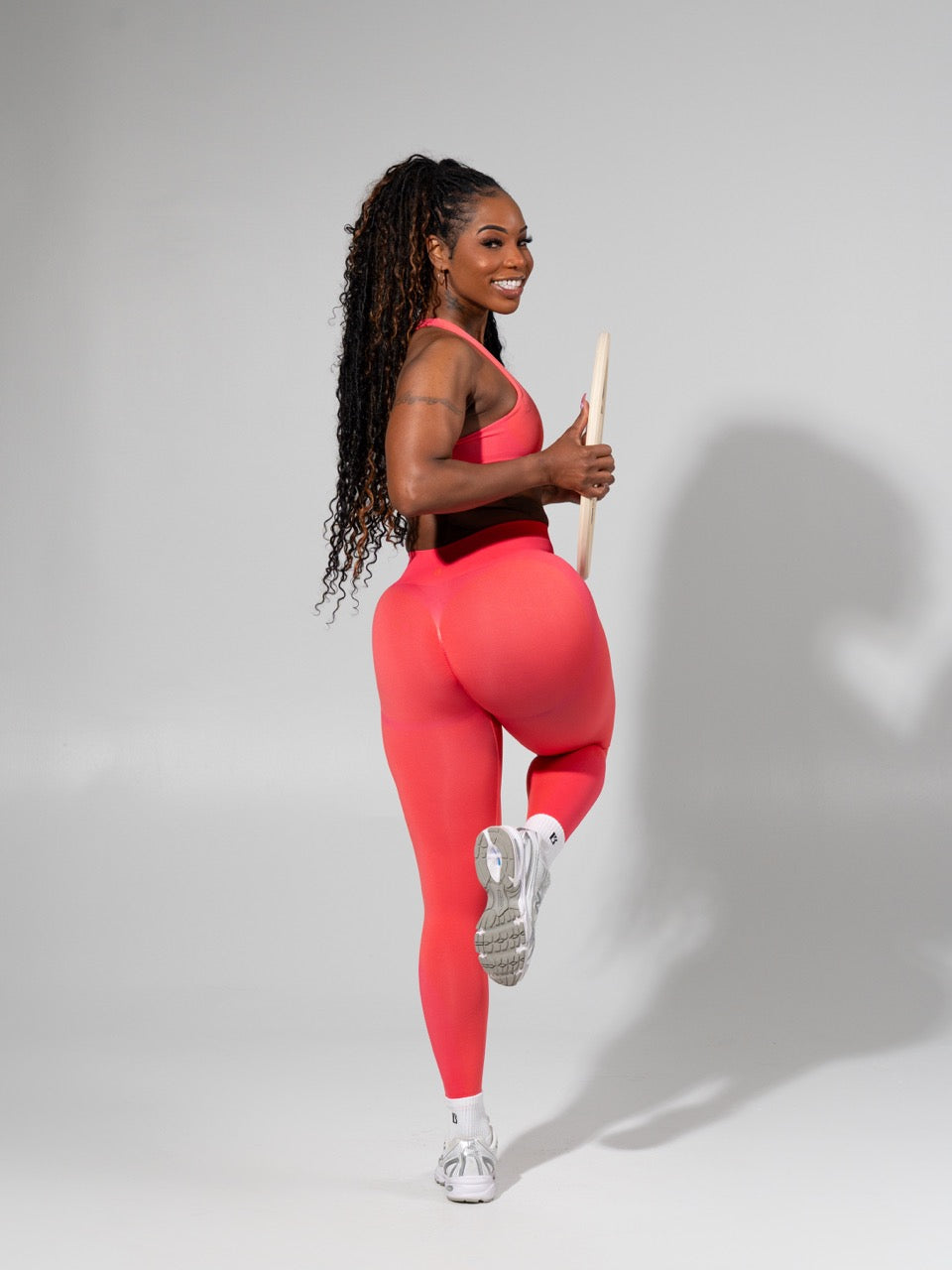 Shade Seamless Legging - Heather Tequila and Punch