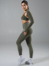 Thumbnail 5 of Snatched Seamless Legging - Gamma Green, 5 of 5
