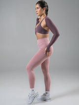 Thumbnail 4 of Snatched Seamless Legging - Rose Water, 4 of 5