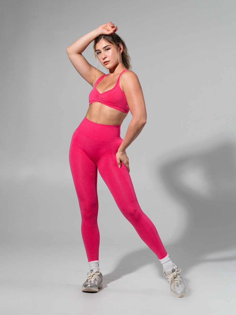 Miracle Seamless Legging - Heather Miami Vice